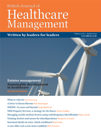 British Journal of Healthcare Management Magazine