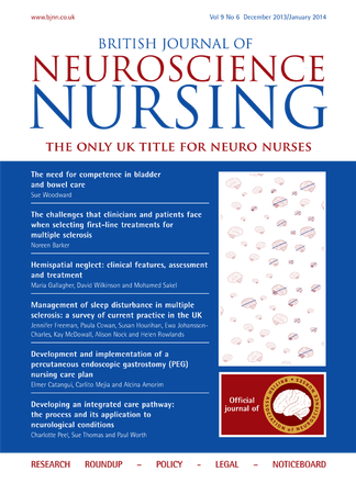 British Journal of Neuroscience Nursing Magazine
